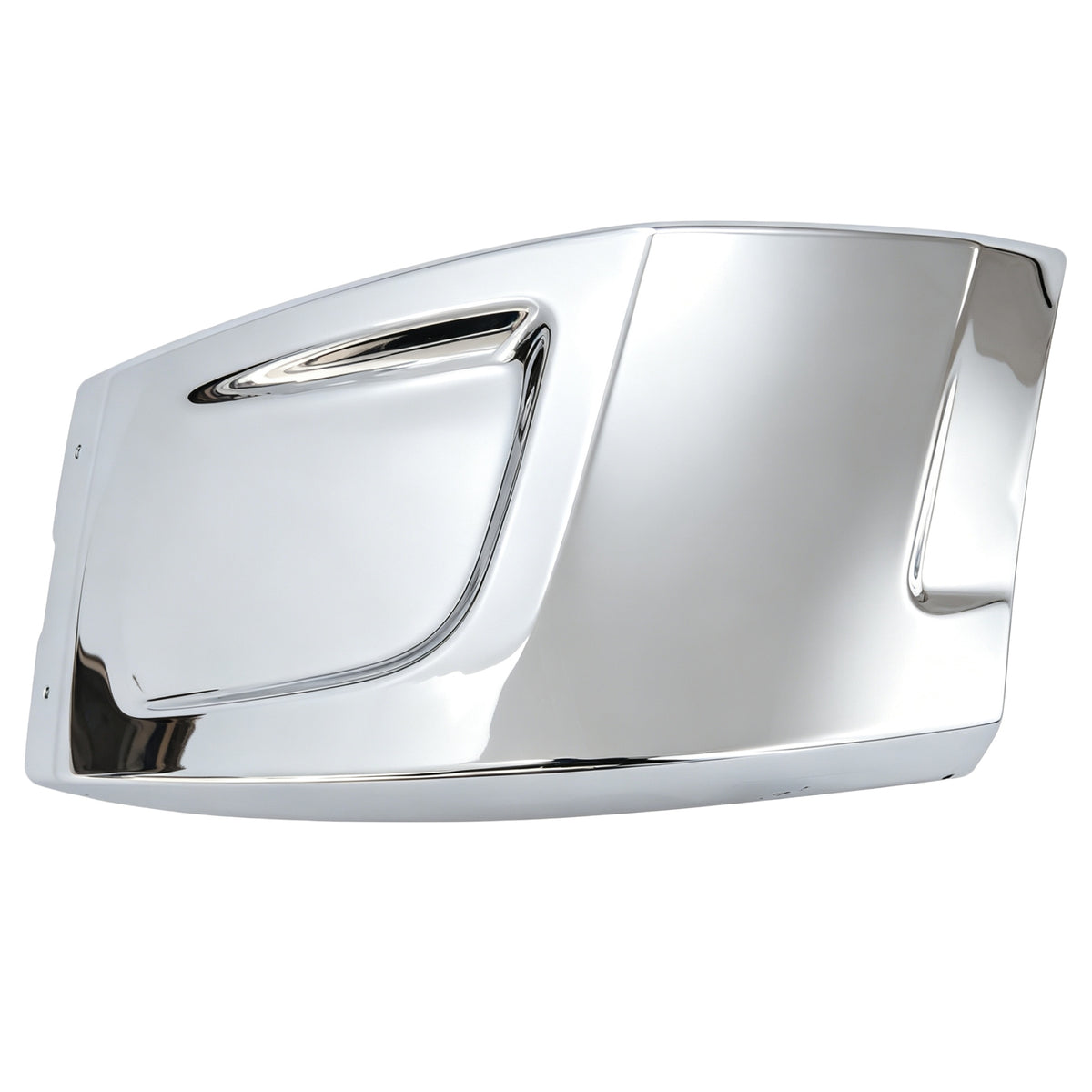GA-PE-047-2C-L Steel Corner Bumper without Fog Lamp Hole Left Side For Peterbilt 579 2023 2024 2025 2026