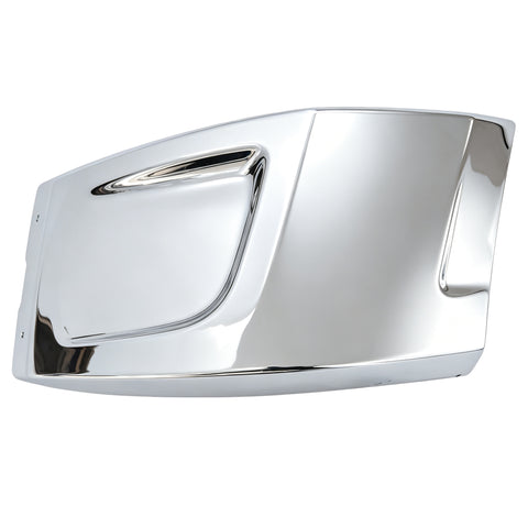 GA-PE-047-2C-L Steel Corner Bumper without Fog Lamp Hole Left Side For Peterbilt 579 2023 2024 2025 2026