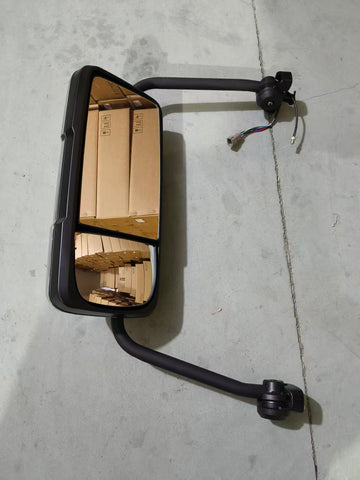 GA-MK-044A-L Chrome Door Mirror Assemblies W/ Arms Left Driver Side for Mack Anthem 2017 2018 2019 2020 2021 2022 2023 2024