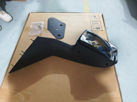 GA-V-012B-R Right Side Chrome For VOLVO VNL 2004 2005 2006 2007 2008 2009 2010 2011 2012 2013 2014 2015 2016 2017 HOOD Manual Mirror