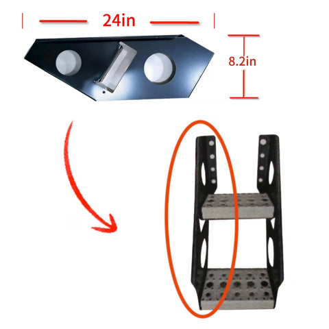 GA-FR-172-1-L Step Assembly Mounting Bracket Left Side For Freightliner Cascadia 2008-2024 22-58666-000