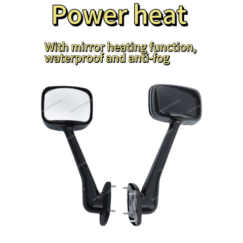GA-FR-059A-L Black Cover Hood Mirror LH For Freightliner Cascadia 2008 2009 2010 2011 2012 2013 2014 2015 2016 2017