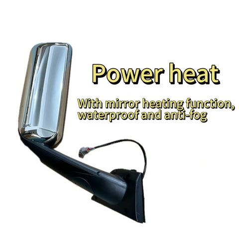 GA-FR-099AR Door Mirror Chrome RH For Freightliner Cascadia 2018 2019 2020 2021 2022 2023 2024