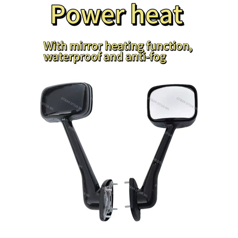 GA-FR-059A-R Black Cover Hood Mirror RH For Freightliner Cascadia 2008 2009 2010 2011 2012 2013 2014 2015 2016 2017