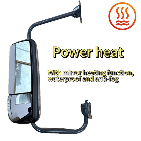 GA-FR-040D-L* Door Mirror Chrome With Bracket LH For Freightliner Century/Columbia 2004 2005 2006 2007 2008 2009 2010 2011 2012 2013 2014 2015 2016 2017 2018