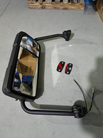 GA-MK-044B-R Black Door Mirror Assemblies W/Arms Right Side For Mack Anthem 2017+
