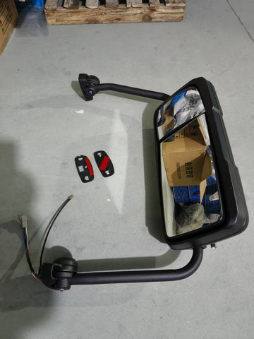 GA-MK-044B-L Black Door Mirror Assemblies W/Arms Left Side For Mack Anthem 2017+