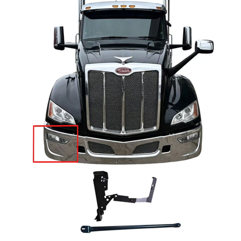 GA-PE-047-2-2-R  Steel Bumper Bracket Right Passenger Side For Peterbilt 579 2023 2024 2025 2026