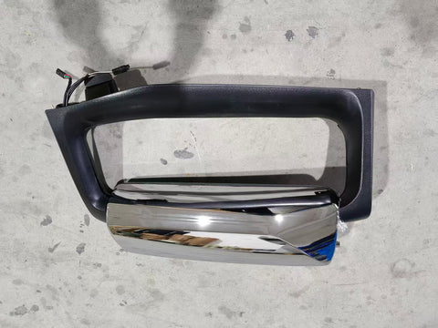 GA-V-129A Complete-L Door Mirror Complete With Bracket Chrome Cover Left Side For Volvo VNL 2018-2024