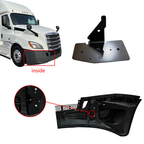 GA-FR-101-8-R Bumper Mounting Bracket Passenger Side For Freightliner Cascadia  2018 2019 2020 2021 2022 2023 2024