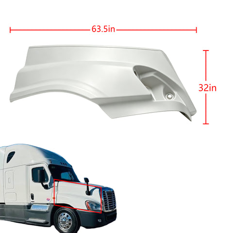 GA-FR-107-R Hood Fender Fiberglass Right Side For Freightliner Cascadia 2008-2017
