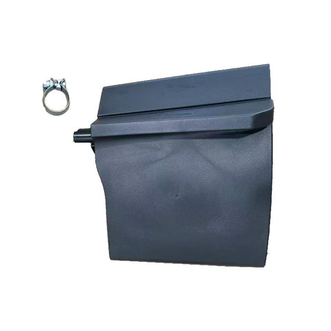 GA-FR-166-1-L Gray Truck Quarter Fender W/ Clamp Left Side For Freightliner Cascadia 2018 2019 2020 2021 2022 2023 2024