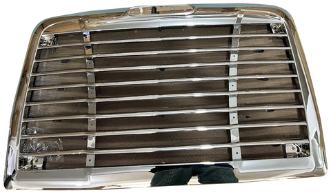 GA-FR-001 Front Grille Chrome w/Bug Screen For Freightliner Century 2005 2006 2007 2008 2009 2010 2011