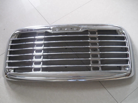 GA-FR-002 Chrome Grille with Bug Screen For Freightliner Columbia 2000 2001 2002 2003 2004 2005 2006 2007 2008