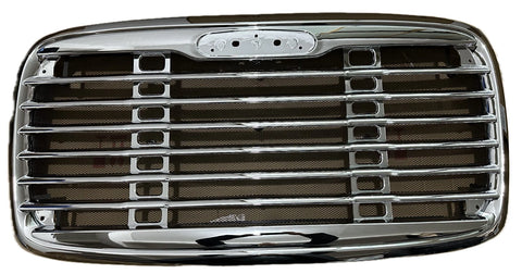 GA-FR-002 Chrome Grille with Bug Screen For Freightliner Columbia 2000 2001 2002 2003 2004 2005 2006 2007 2008