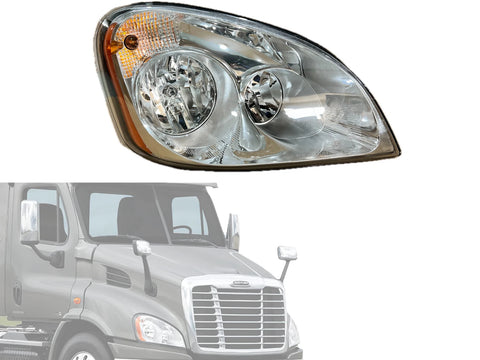 GA-FR-011 R Headlamp Halogen RH Passenger side For Freightliner Cascadia 2008 2009 2010 2011 2012 2013 2014 2015 2016 2017