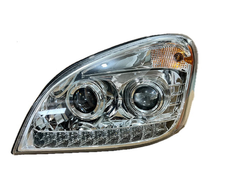 GA-FR-011A-L Silver projector halogen headlight LH For Freightliner Cascadia 2008 2009 2010 2011 2012 2013 2014 2015 2016 2017