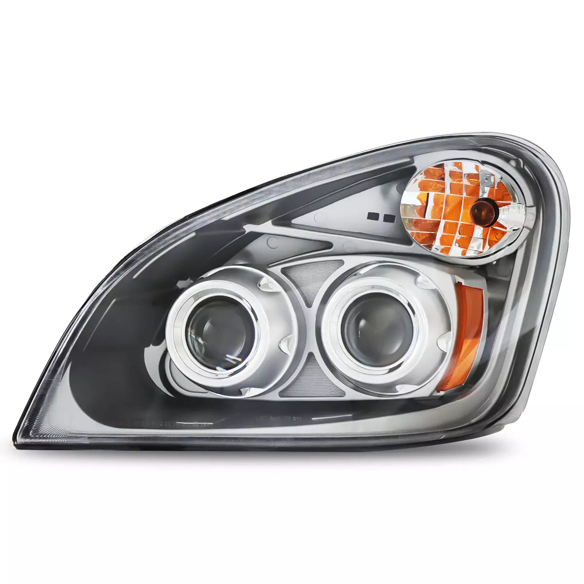 GA-FR-011EL FOR FREIGHTLINER CASCADIA 2008-2017 SILVER PROJECTOR LED HEADLIGHT LH