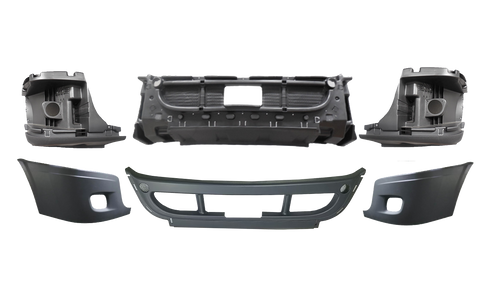 GA-FR-038 Front Bumper Complete W/Fog lamp hole paint cover Freightliner Cascadia 2008 2009 2010 2011 2012 2013 2014 2015 2016 2017