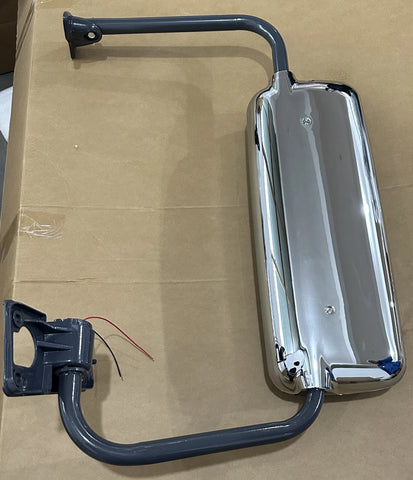GA-FR-040D-L* Door Mirror Chrome With Bracket LH For Freightliner Century/Columbia 2004 2005 2006 2007 2008 2009 2010 2011 2012 2013 2014 2015 2016 2017 2018