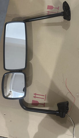 GA-FR-041-L Door Mirror Chrome Assembly with Arm Left For Freightliner M2 2003 2004 2005 2006 2007 2008 2009 2010 2011 2012 2013 2014 2015 2016