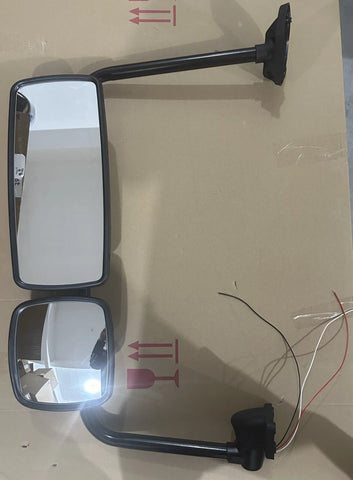 GA-FR-041B-L* Door Mirror Black Assembly with Arm Left For Freightliner M2 2003 2004 2005 2006 2007 2008 2009 2010 2011 2012 2013 2014 2015 2016