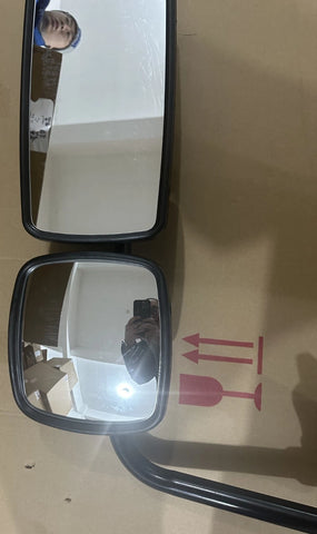 GA-FR-041B-L* Door Mirror Black Assembly with Arm Left For Freightliner M2 2003 2004 2005 2006 2007 2008 2009 2010 2011 2012 2013 2014 2015 2016