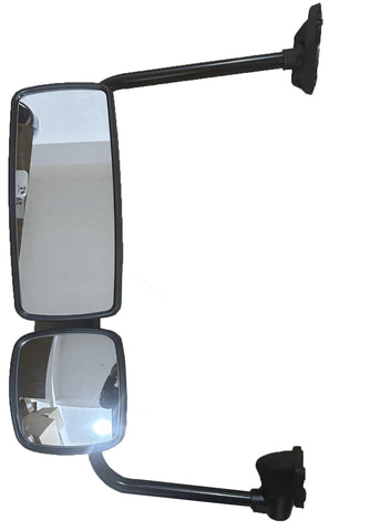 GA-FR-041B-L* Door Mirror Black Assembly with Arm Left For Freightliner M2 2003 2004 2005 2006 2007 2008 2009 2010 2011 2012 2013 2014 2015 2016