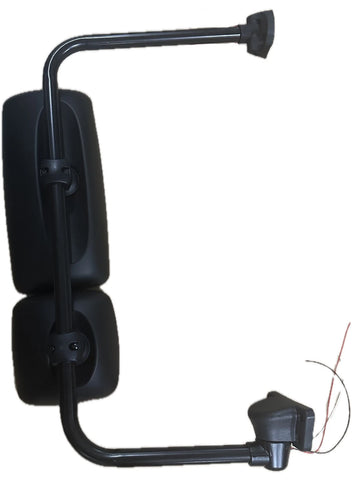 GA-FR-041B-R* Door Mirror Black Assembly with Arm Right For Freightliner M2 2003 2004 2005 2006 2007 2008 2009 2010 2011 2012 2013 2014 2015 2016