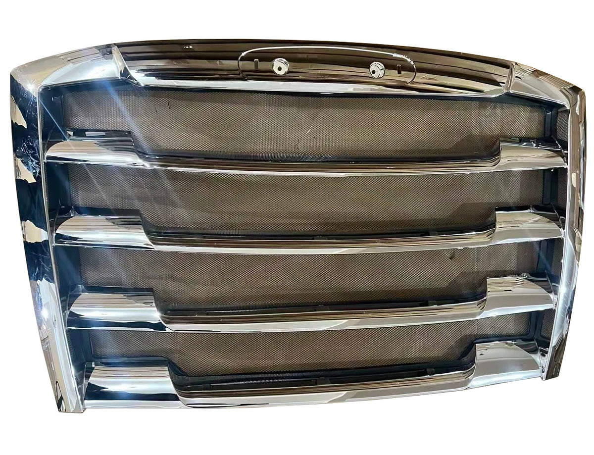GA-FR-091A Grille Chrome W/Bug Screen For Freightliner Cascadia 2018 2019 2020 2021 2022 2023 2024 GA-CA1802-B1
