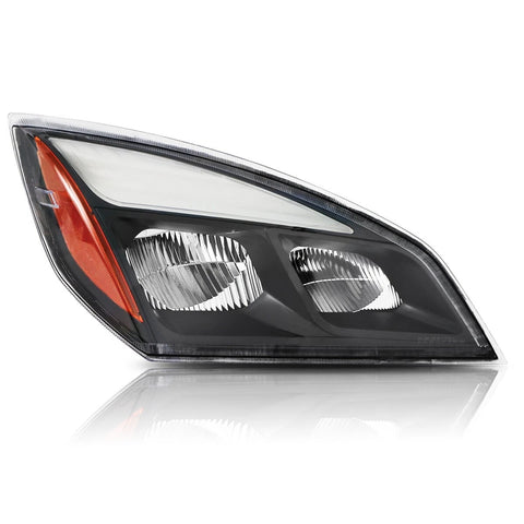 GA-FR-097R Black LED Headlamp RH For Freightliner Cascadia 2018 2019 2020 2021 2022 2023 2024