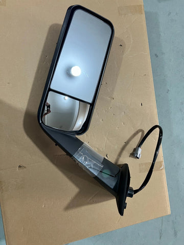 GA-FR-099BL Door Mirror Black Left Side For Freightliner Cascadia 2018 2019 2020 2021 2022 2023 2024