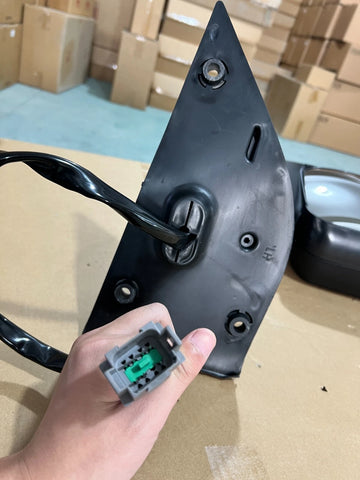 GA-FR-099BL Door Mirror Black Left Side For Freightliner Cascadia 2018 2019 2020 2021 2022 2023 2024