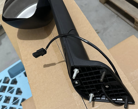 GA-FR-100BR Hood Mirror Black RH For Freightliner Cascadia 2018 2019 2020 2021 2022 2023 2024