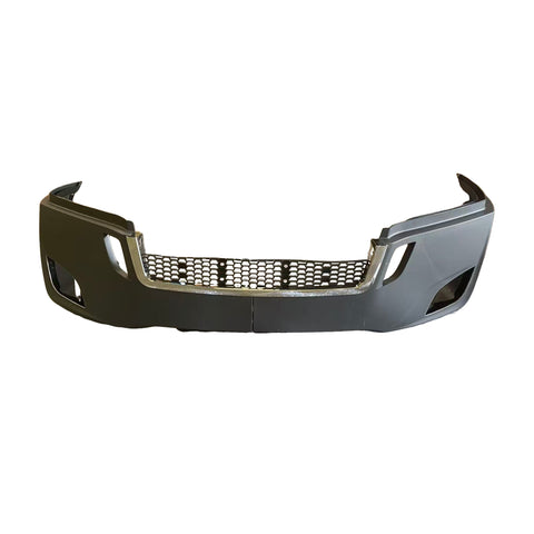 GA-FR-101C Front Bumper W/Hole and Chrome Strip For Freightliner Cascadia 2018 2019 2020 2021 2022 2023 2024