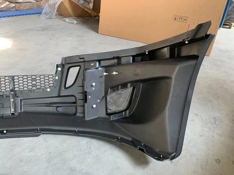 GA-FR-101D Front Bumper W/O Fog Hole In Chrome Trim For Freightliner Cascadia 2018 2019 2020 2021 2022 2023 2024