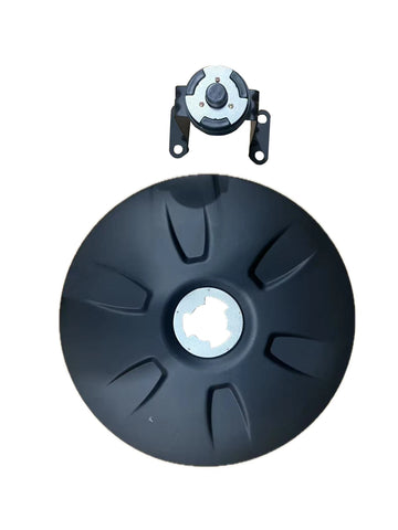 GA-FR-105 Wheel Hub Cap Black For Freightliner Cascadia 2018 2019 2020 2021 2022 2023 2024