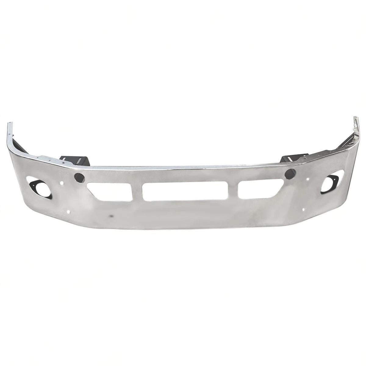 GA-FR-109 Chrome Steel Bumper replaces plastic bumper Freightliner Cascadia 2008 2009 2010 2011 2012 2013 2014 2015 2016 2017