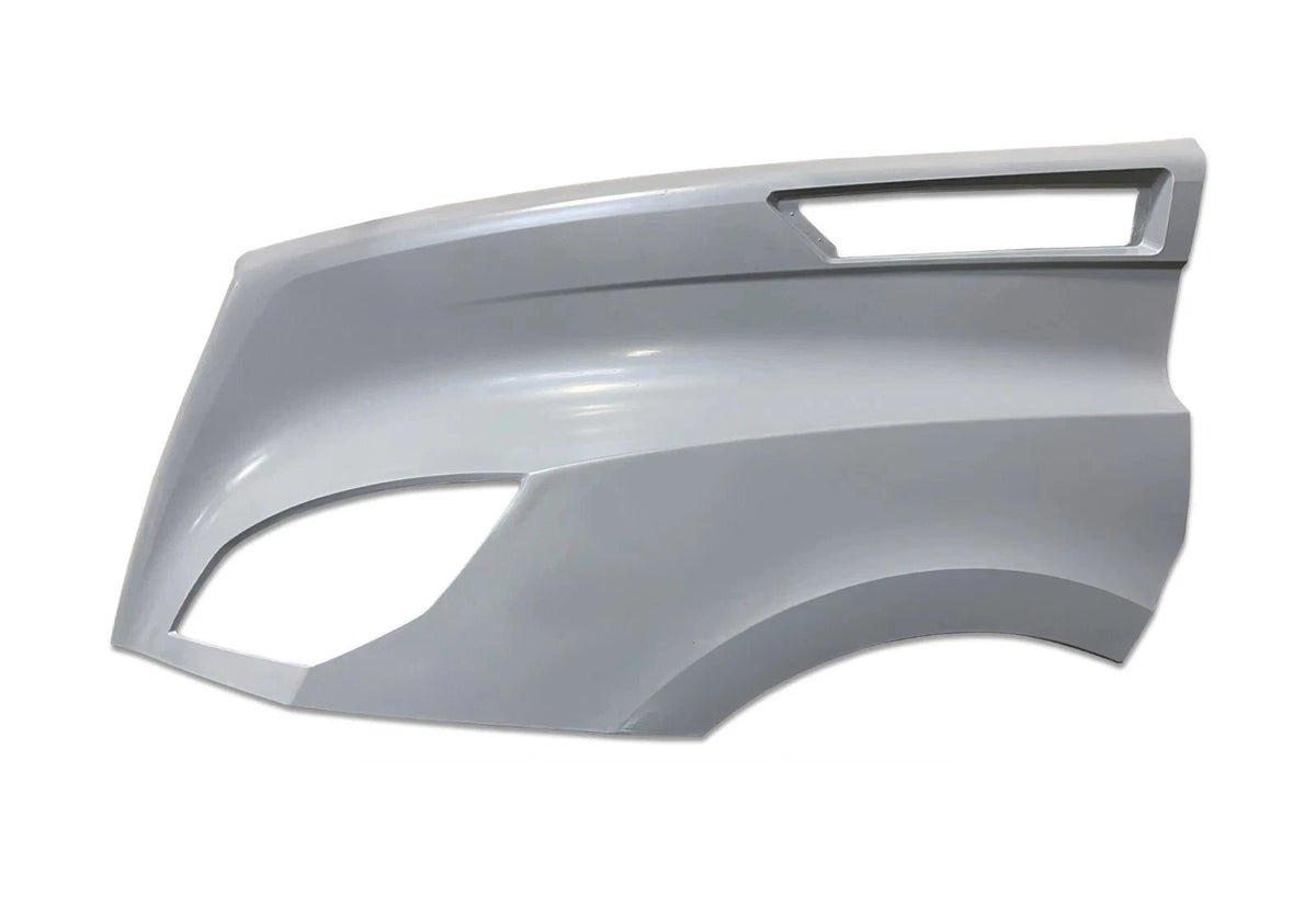 GA-FR-117-2-L Hood Fender Fiberglass Left Driver Side For FREIGHTLINER CASCADIA 2018 2019 2020 2021 2022 2023 2024