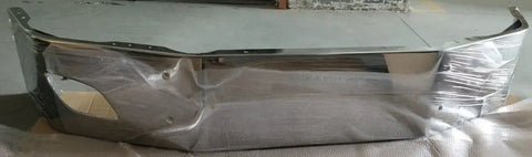 GA-FR-128 Chrome Steel Bumper 14" replaces plastic bumper For Freightliner Cascadia 2018 2019 2020 2021 2022 2023 2024