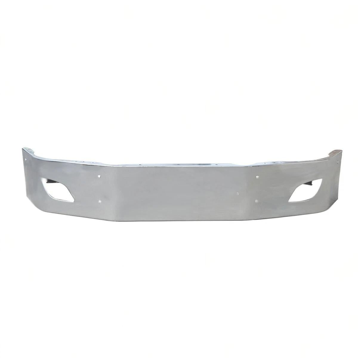GA-FR-128 Chrome Steel Bumper 14" replaces plastic bumper For Freightliner Cascadia 2018 2019 2020 2021 2022 2023 2024