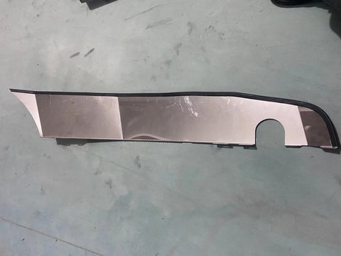GA-FR-129-L Bumper Fin Chrome Steel LH For Freightliner Cascadia 2018 2019 2020 2021 2022 2023 2024
