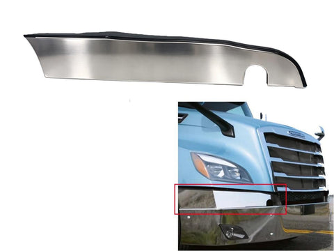 GA-FR-129-R Bumper Fin Chrome Steel RH For Freightliner Cascadia 2018 2019 2020 2021 2022 2023 2024