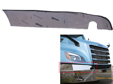 GA-FR-129-R Bumper Fin Chrome Steel RH For Freightliner Cascadia 2018 2019 2020 2021 2022 2023 2024