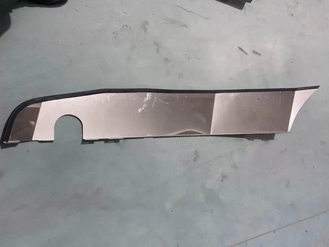 GA-FR-129-R Bumper Fin Chrome Steel RH For Freightliner Cascadia 2018 2019 2020 2021 2022 2023 2024
