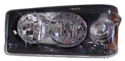 GA-MK-007-L FOR Mack GU4 GU5 GU7 GU8 TD700 HALOGEN HEADLIGHT ASSEMBLY WITH TURN LIGHT LH