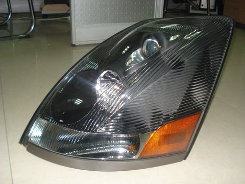 GA-V-001L Halogen Headlight for Volvo VNL Driver Side LH Black 1997 1998 1999 2000 2001 2002 2003 2004 2005 2006 2007 2008 2009 2010 2011 2012 2013 2014 2015 2016 2017