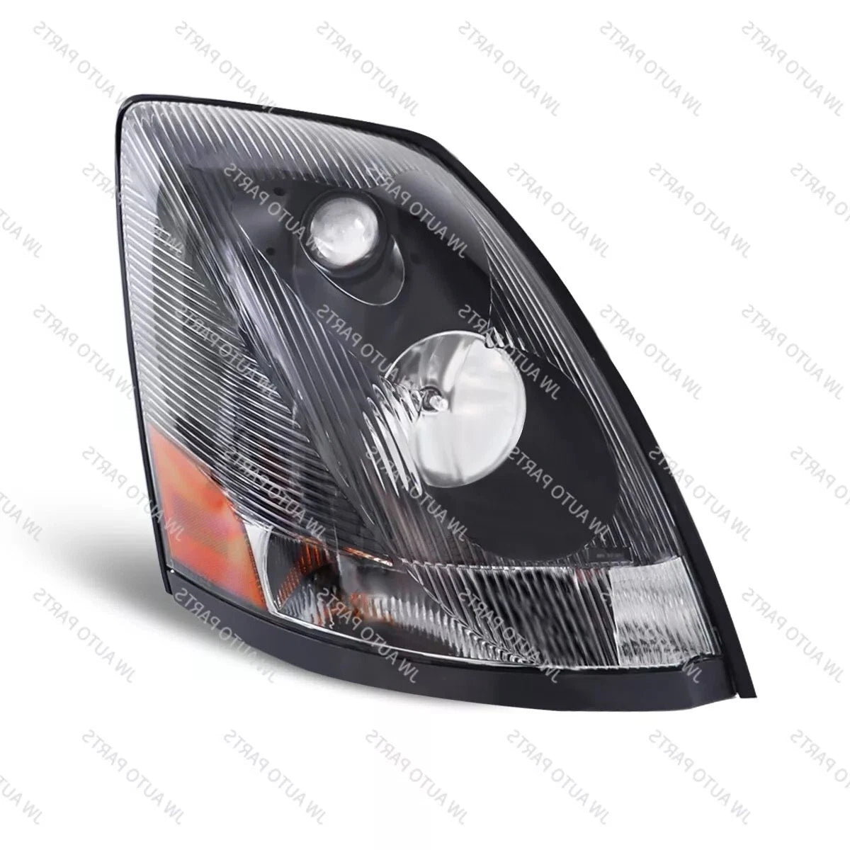 GA-V-001R Halogen Headlight for  Volvo VNL Passanger Side RH Black 1997 1998 1999 2000 2001 2002 2003 2004 2005 2006 2007 2008 2009 2010 2011 2012 2013 2014 2015 2016 2017