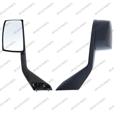 GA-V-012A-R For 2004 2005 2006 2007 2008 2009 2010 2011 2012 2013 2014 2015 2016 2017 Volvo Vn Vnl Truck Mirror Mounting Plate Hood Mirrors Black RH
