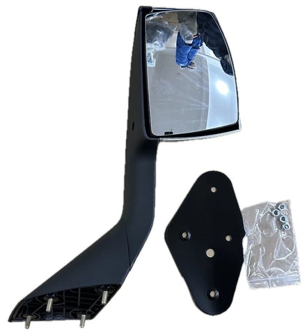 GA-V-012B-L Driver Side Black Fits VOLVO VNL 2004 2005 2006 2007 2008 2009 2010 2011 2012 2013 2014 2015 2016 2017 HOOD Manual Mirror